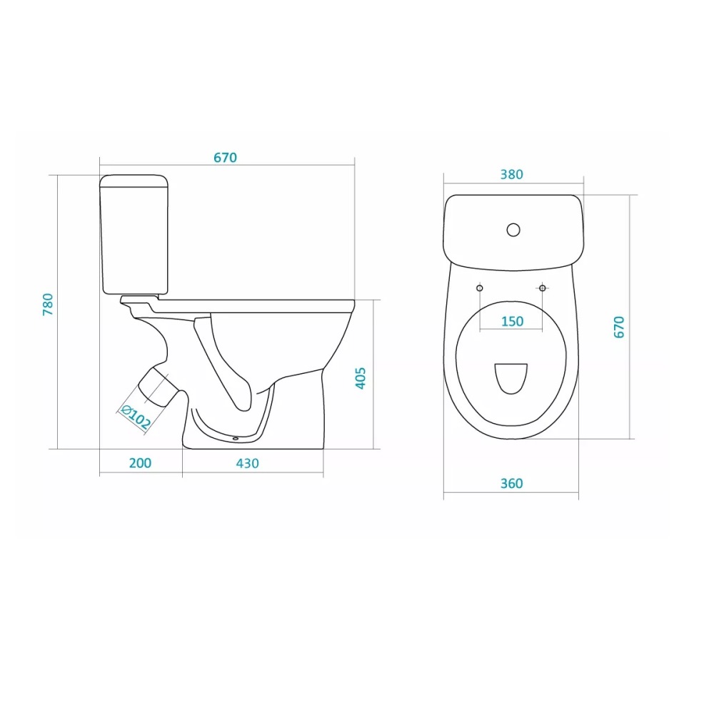 Унитаз-компакт Santek Бореаль Белый глянцевый 1WH302146 Унитаз-компакт Santek Бореаль Белый глянцевый 1WH302146 — изображение 5