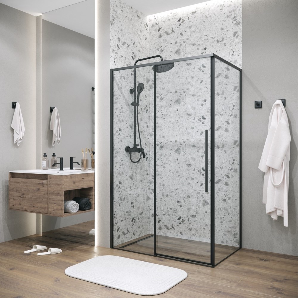 Душевая стенка Grossman Galaxy 90 Черный / Прозрачное 200.K33.01.90.21.00 Душевая стенка Grossman Galaxy 90 Черный / Прозрачное 200.K33.01.90.21.00 — изображение 3