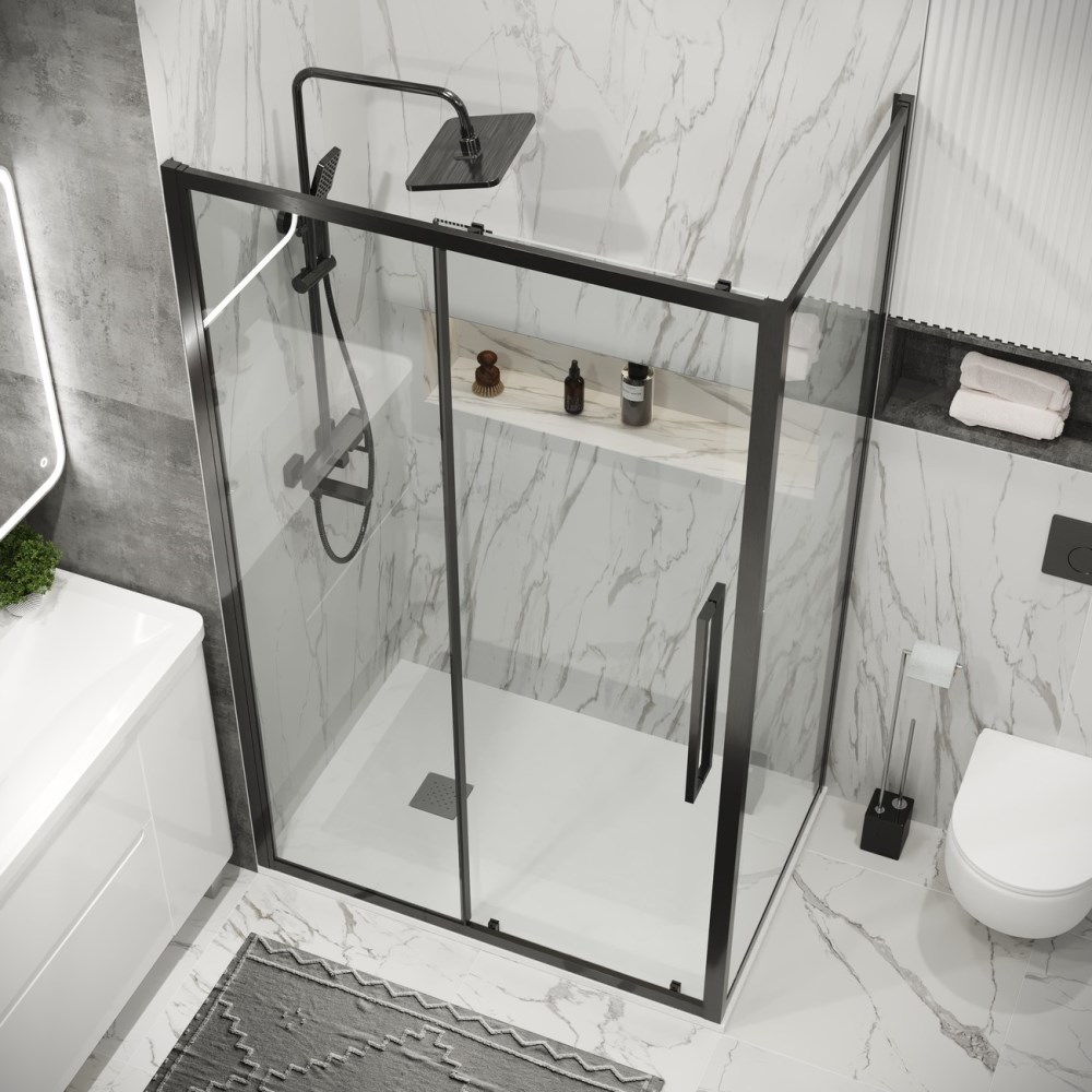 Душевая стенка Grossman Cosmo 80 Графит / Прозрачное 200.K33.02.80.42.00 Душевая стенка Grossman Cosmo 80 Графит / Прозрачное 200.K33.02.80.42.00 — изображение 4