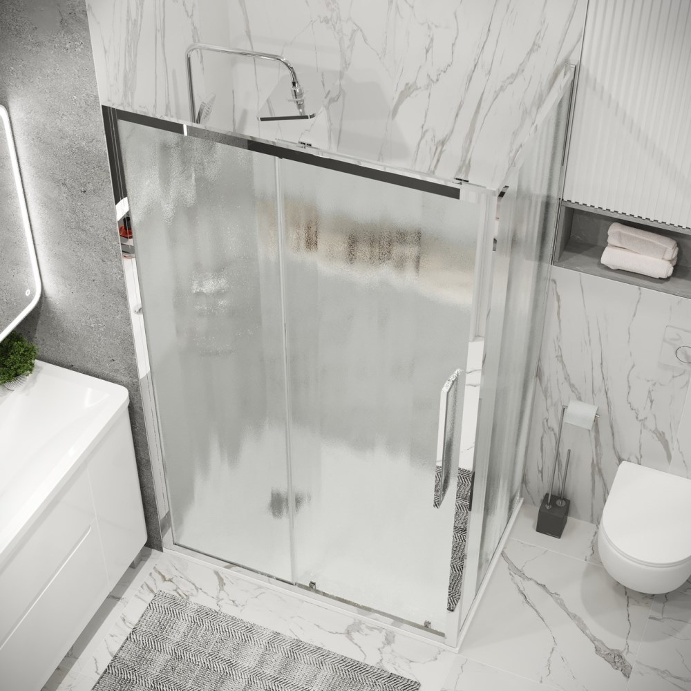 Душевая стенка Grossman Cosmo 100 Хром / Шиншила 200.K33.02.100.10.02 Душевая стенка Grossman Cosmo 100 Хром / Шиншила 200.K33.02.100.10.02 — изображение 4