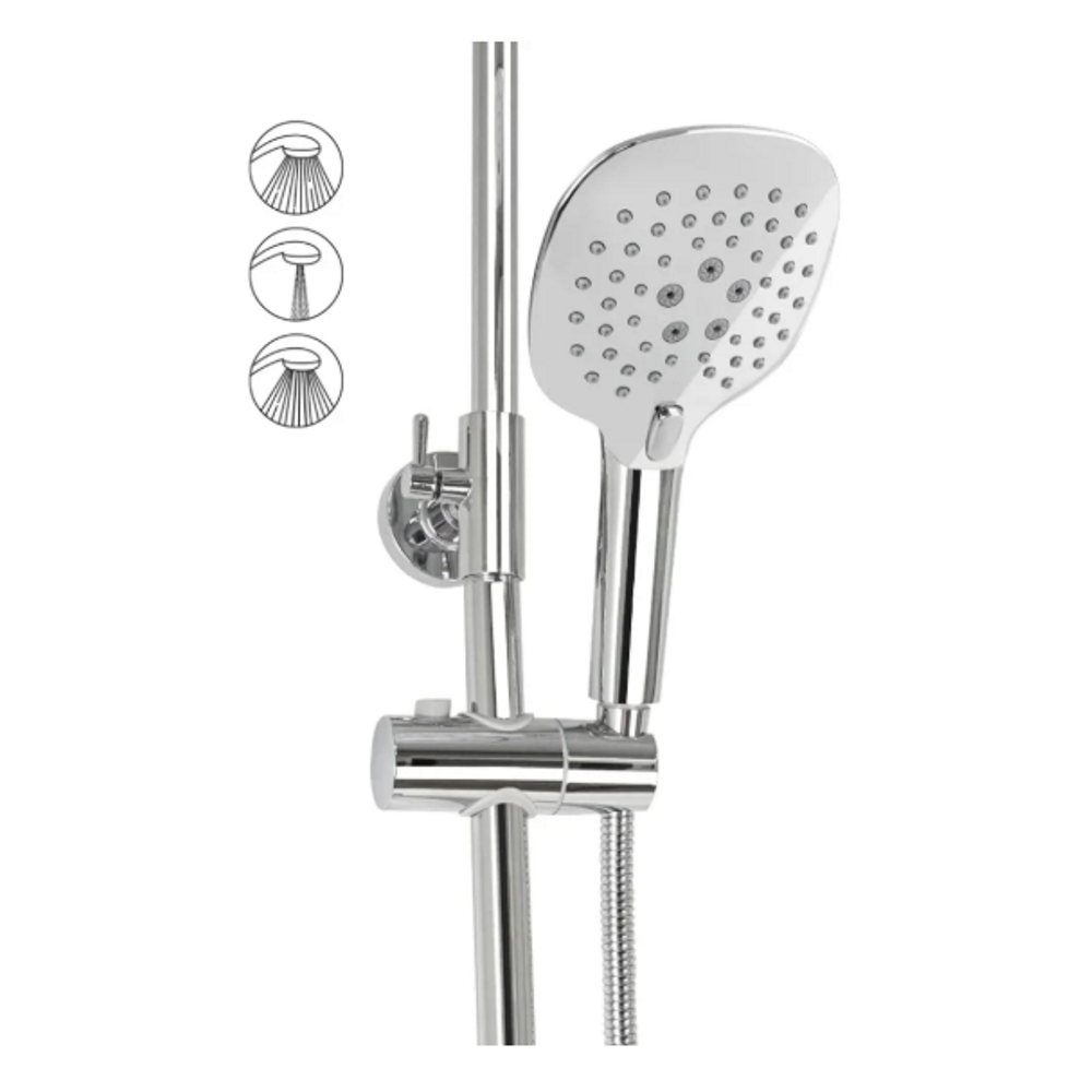 Душевая система Санакс с изливом Хром глянцевый 3074 Душевая система Санакс с изливом Хром глянцевый 3074 — изображение 2