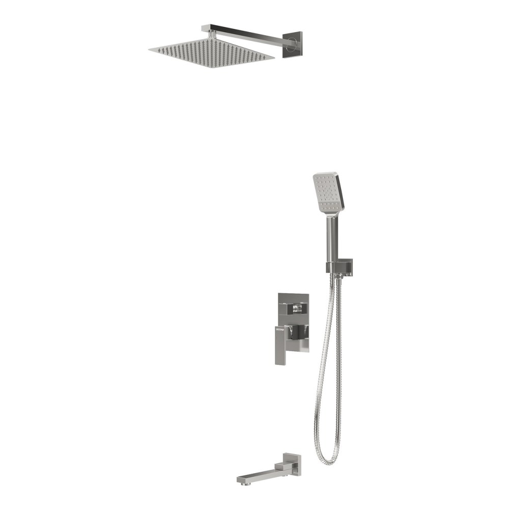 Душевая встройка Grossman Style с изливом Хром глянцевый 501.K35.05.100 Душевая встройка Grossman Style с изливом Хром глянцевый 501.K35.05.100