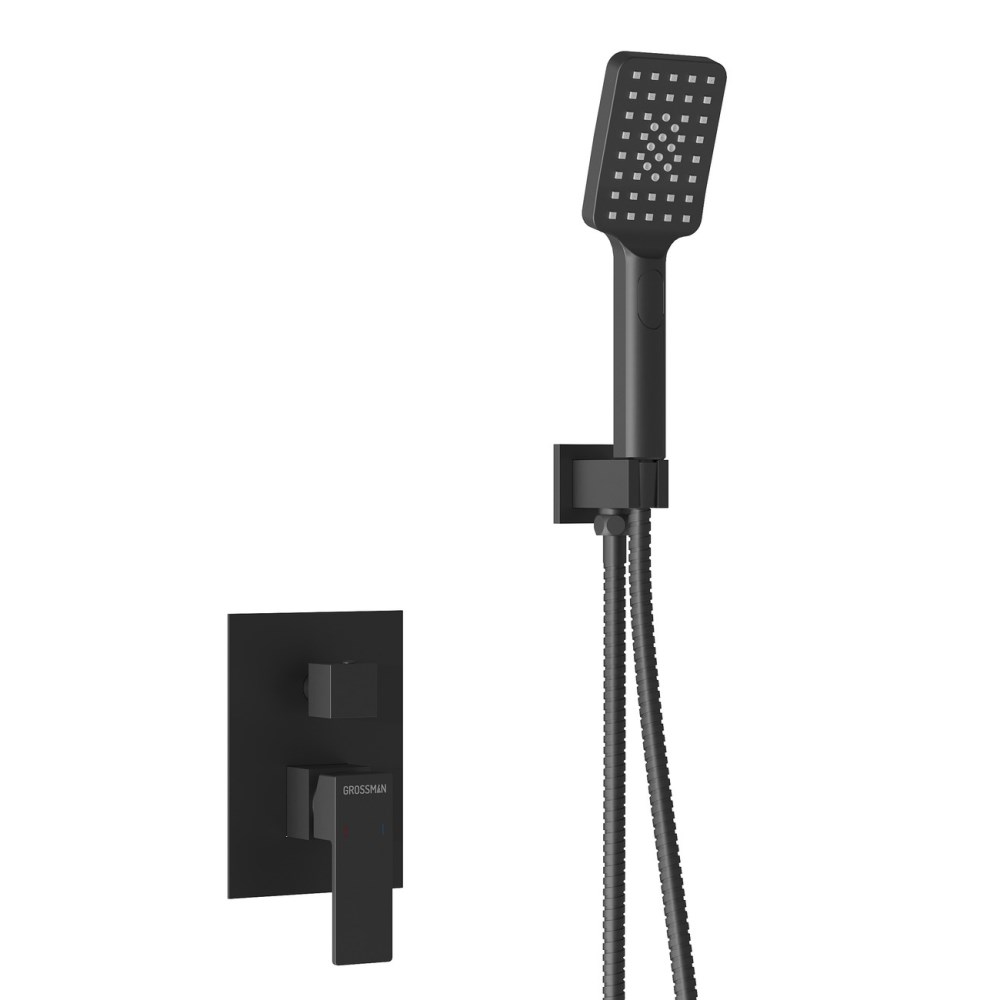 Душевая встройка Grossman Style с изливом Черный матовый 501.K35.05.210 Душевая встройка Grossman Style с изливом Черный матовый 501.K35.05.210 — изображение 4