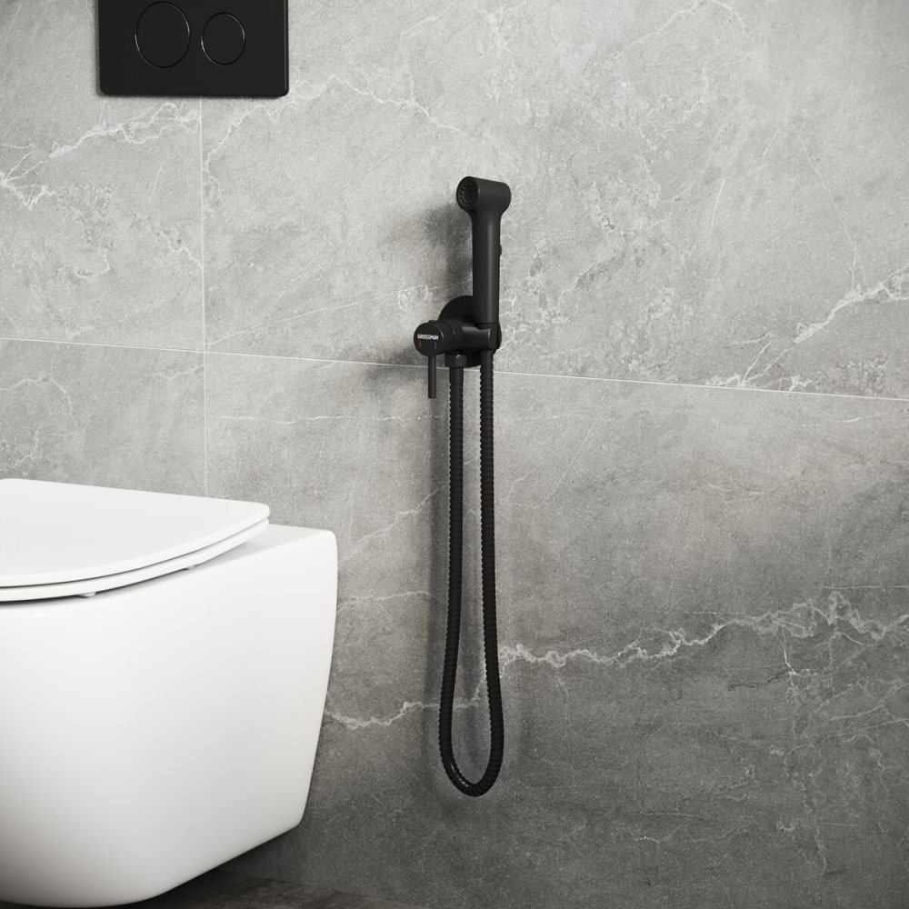 Душ гигиенический Grossman Solis Черный матовый 502.K35.07.210 Душ гигиенический Grossman Solis Черный матовый 502.K35.07.210 — изображение 3