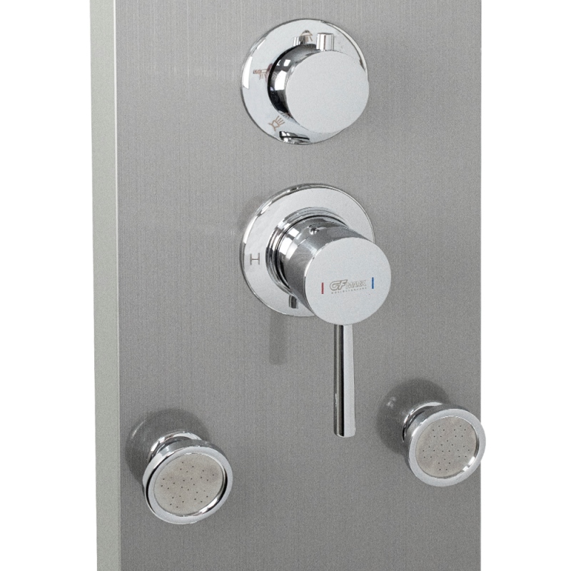 Душевая панель GFmark 55 Хром матовый 5510 Душевая панель GFmark 55 Хром матовый 5510 — изображение 2