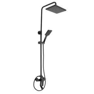Душевая система Санакс с изливом Черный матовый 5775 Душевая система Санакс с изливом Черный матовый 5775