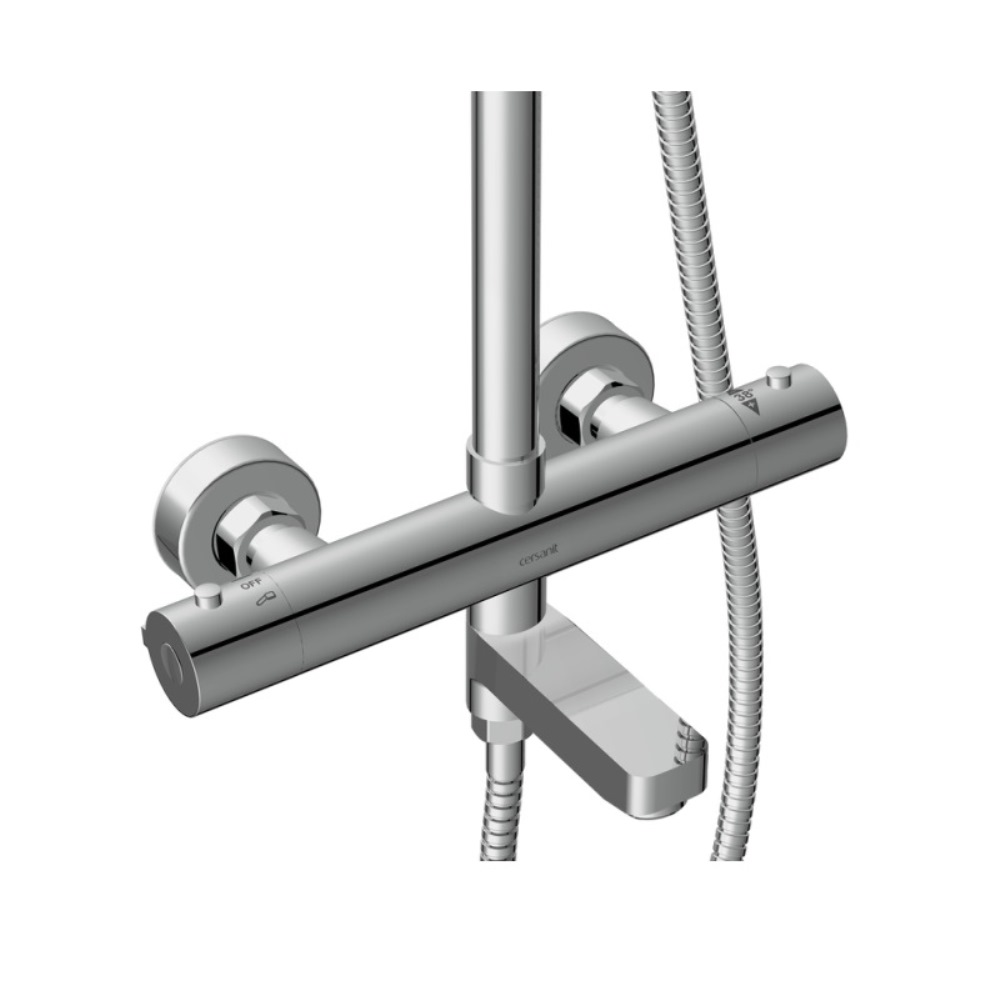 Душевая система Cersanit Vivo с изливом Хром глянцевый 64530 Душевая система Cersanit Vivo с изливом Хром глянцевый 64530 — изображение 3