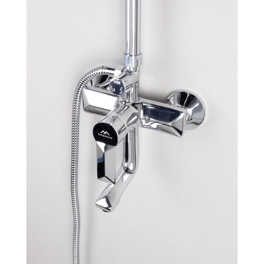 Душевая система Fashun A24 с изливом Хром глянцевый A2418 Душевая система Fashun A24 с изливом Хром глянцевый A2418 — изображение 2