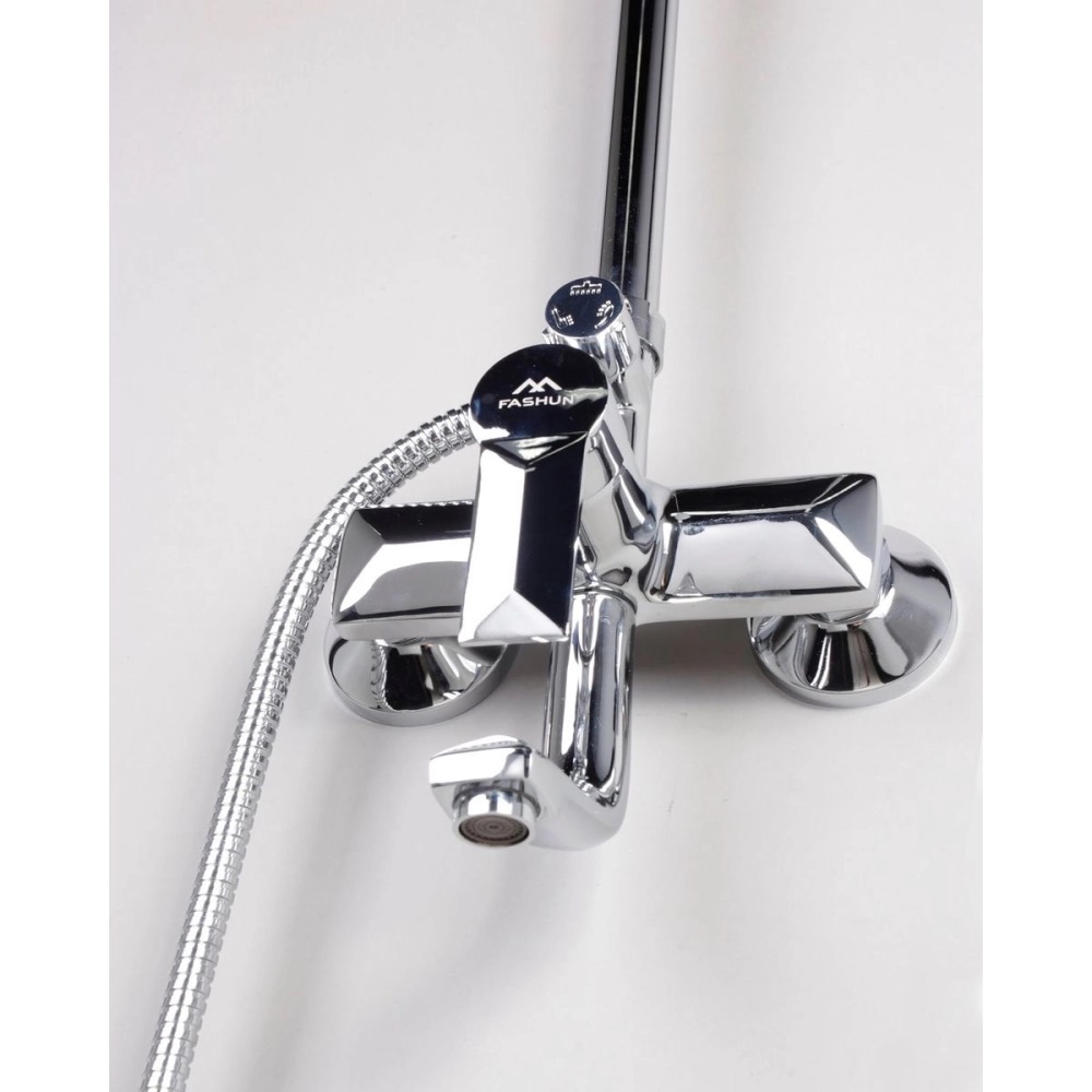 Душевая система Fashun A24 с изливом Хром глянцевый A2418 Душевая система Fashun A24 с изливом Хром глянцевый A2418 — изображение 5