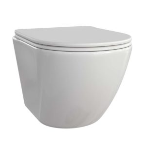 Унитаз подвесной Taliente Amato с крышкой сиденье Белый AM25010