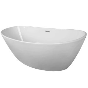 Ванна акриловая Azario Easton 180х82 в комплекте с сифоном и металлической рамой Белый AZ-1337