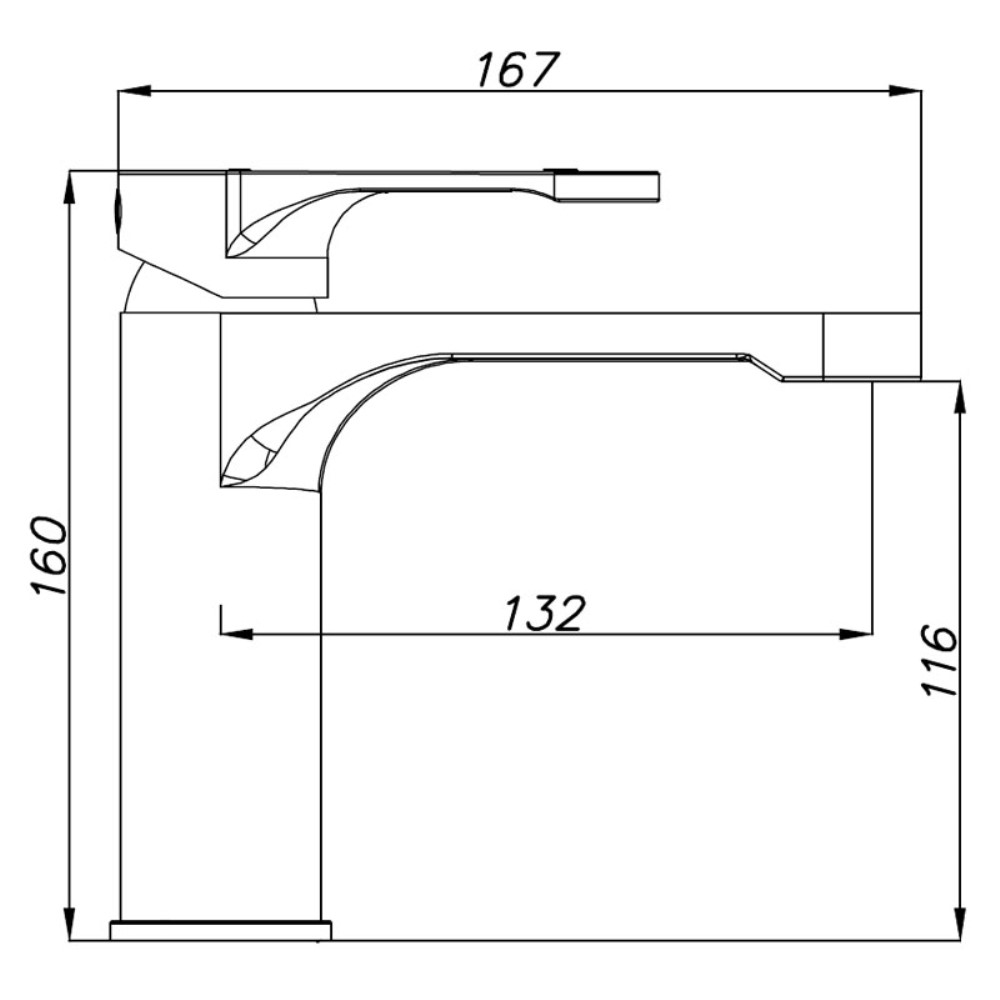 Смеситель для раковины Azario Viano Черный матовый AZ-158345224 Смеситель для раковины Azario Viano Черный матовый AZ-158345224 — изображение 2
