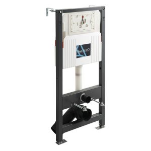 Инсталляция Azario New для скрытого монтажа унитаза с возможностью подключения безконтактной клавиши смыва AZ-510A Инсталляция Azario New для скрытого монтажа унитаза с возможностью подключения безконтактной клавиши смыва AZ-510A