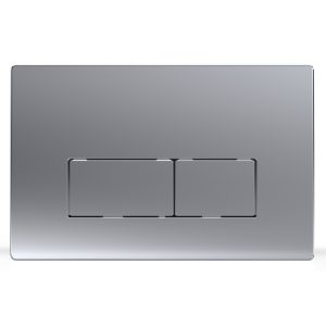 Клавиша смыва Azario AZ-8200  Хром матовый AZ-8200-0088/AZ-P58-0110