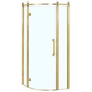Душевой уголок Azario Ontario 90х90 левый Золото / Прозрачное AZ-NBB2231-L 900 GOLD