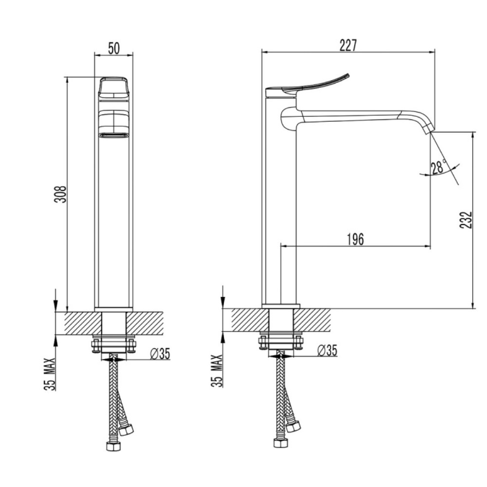 Смеситель для раковины Azario Ability Графит AZ-VQR168R31AJ Смеситель для раковины Azario Ability Графит AZ-VQR168R31AJ — изображение 2
