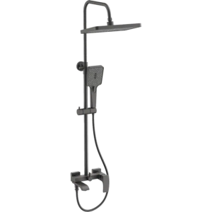 Душевая система Belz B507 с изливом Оружейная сталь B24507-3