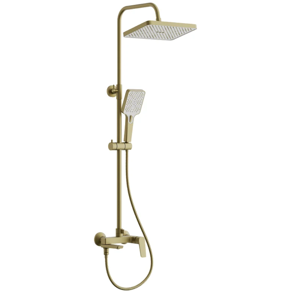Душевая система Belz B713 с изливом Золото матовое B24715-5 Душевая система Belz B713 с изливом Золото матовое B24715-5