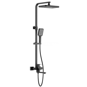 Душевая система Belz B817 с изливом Черный матовый B24817-7 Душевая система Belz B817 с изливом Черный матовый B24817-7