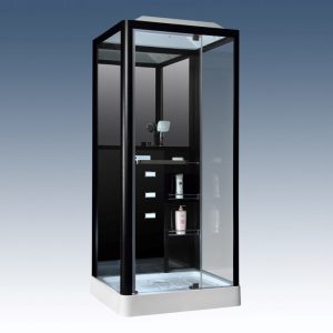 Душевая кабина Loranto Selak 100х90 Черный / Прозрачное CS00054486