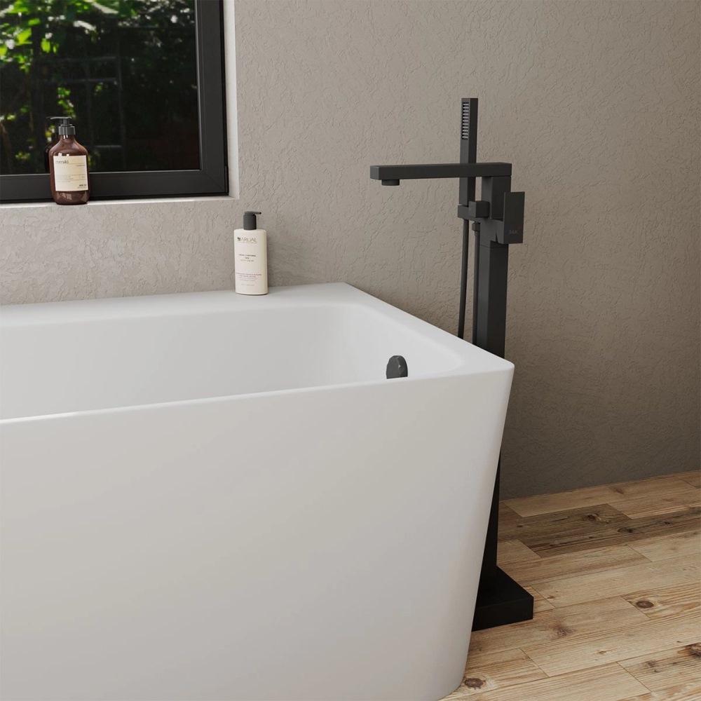 Смеситель напольный D&K Bayern.Liszt Черный матовый DA1516005 Смеситель напольный D&K Bayern.Liszt Черный матовый DA1516005 — изображение 7