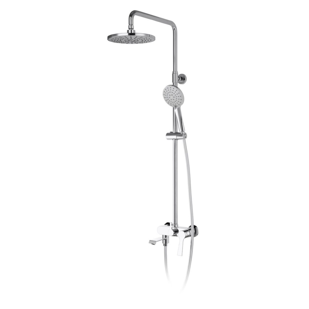Душевая система D&K Bayern.Bamberg с изливом Хром глянцевый DA1553701B18 Душевая система D&K Bayern.Bamberg с изливом Хром глянцевый DA1553701B18