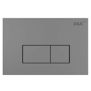 Клавиша смыва D&K Rhein Графит матовый DB1499006
