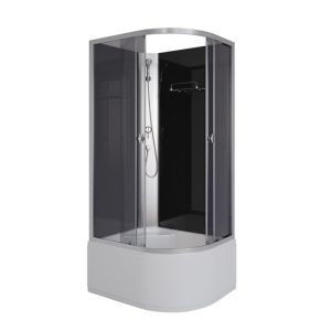 Душевая кабина Niagara Eco 100х80 левая Хром / Тонированное E100/80/40L/TN/BK Душевая кабина Niagara Eco 100х80 левая Хром / Тонированное E100/80/40L/TN/BK