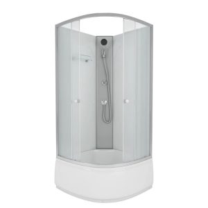 Душевая кабина Niagara Eco 80х80 Хром / Матовое E80/40/MT/BK