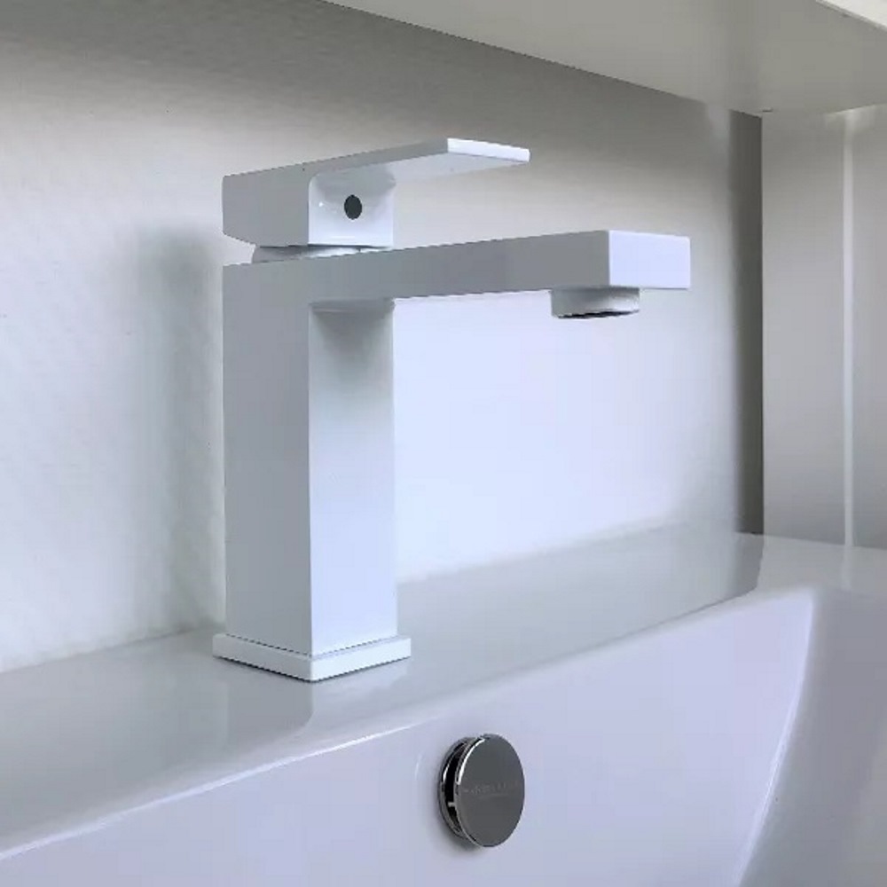 Смеситель для раковины Comforty FC045 Белый глянцевый FC045A-CKBT