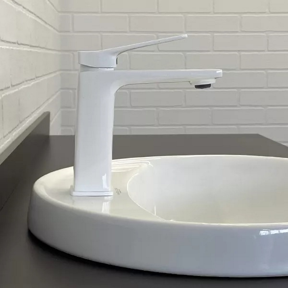 Смеситель для раковины Comforty FC071 Белый глянцевый FC071A-CKBT