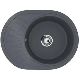 Мойка кухонная Ulgran Classic 57 U-107м-343 Антрацит