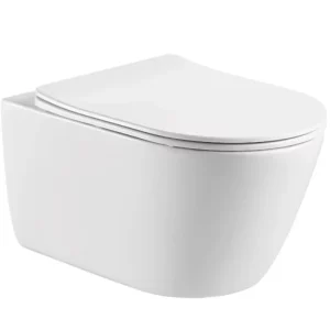 Унитаз подвесной Aquatek Оберон с крышкой-сиденье Белый AQ1363W-00