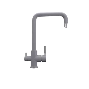 Смеситель для кухни Ulgran Quartz с подключением к фильтру UQ-019-05 Бетон Смеситель для кухни Ulgran Quartz с подключением к фильтру UQ-019-05 Бетон