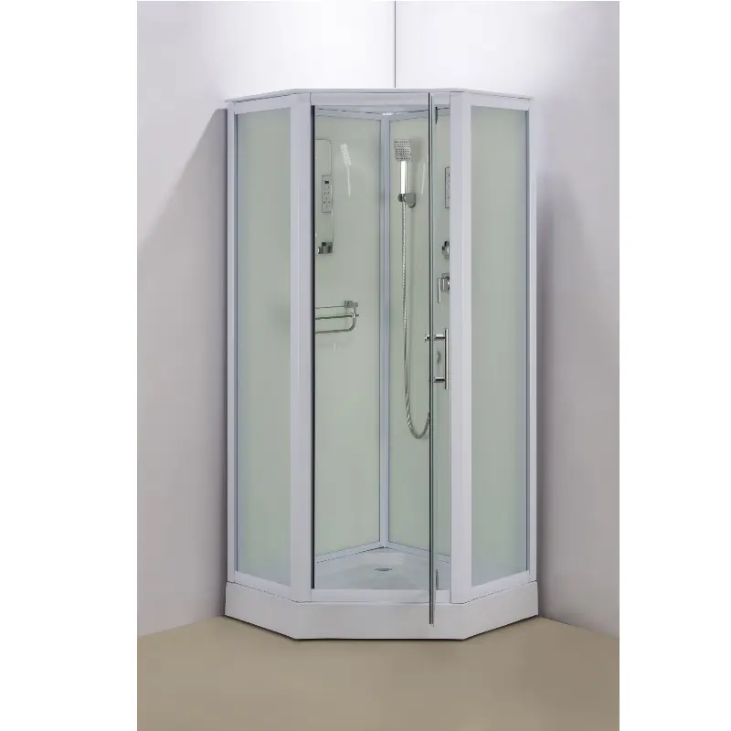 Душевая кабина Водный мир 100х100 ,Белый / Матовое, Низкий поддон Душевая кабина Водный мир 100х100 ,Белый / Матовое, Низкий поддон