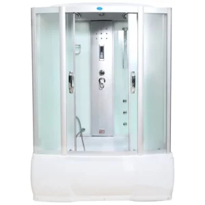 Душевая кабина Водный мир 150х85, Хром / Матовое, Высокий поддон Душевая кабина Водный мир 150х85, Хром / Матовое, Высокий поддон