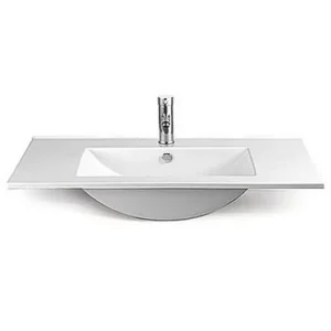 Раковина мебельная Comforty Overbuild 91х46 Белый глянцевый 3122806