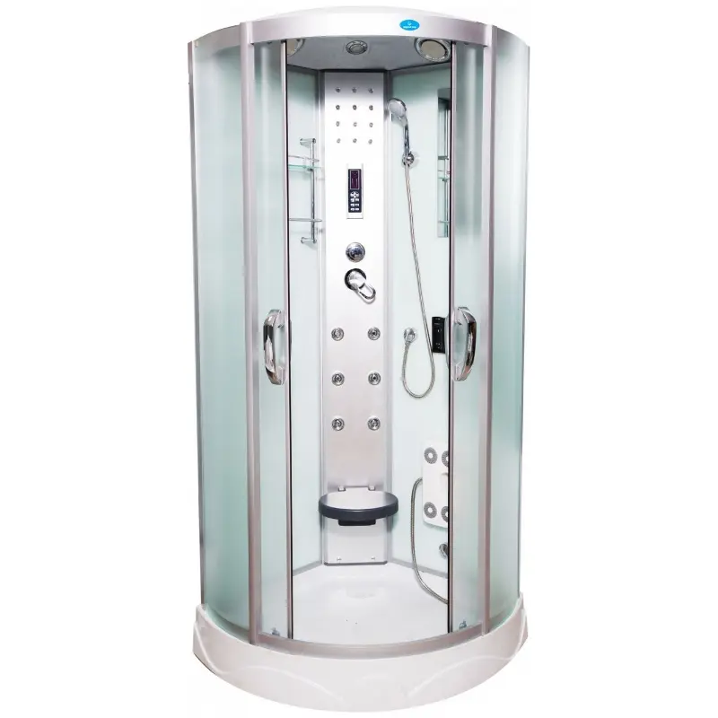 Душевая кабина Водный мир 100х100 Хром / Матовое низкий поддон ВМ-8315 100Б Душевая кабина Водный мир 100х100 Хром / Матовое низкий поддон ВМ-8315 100Б