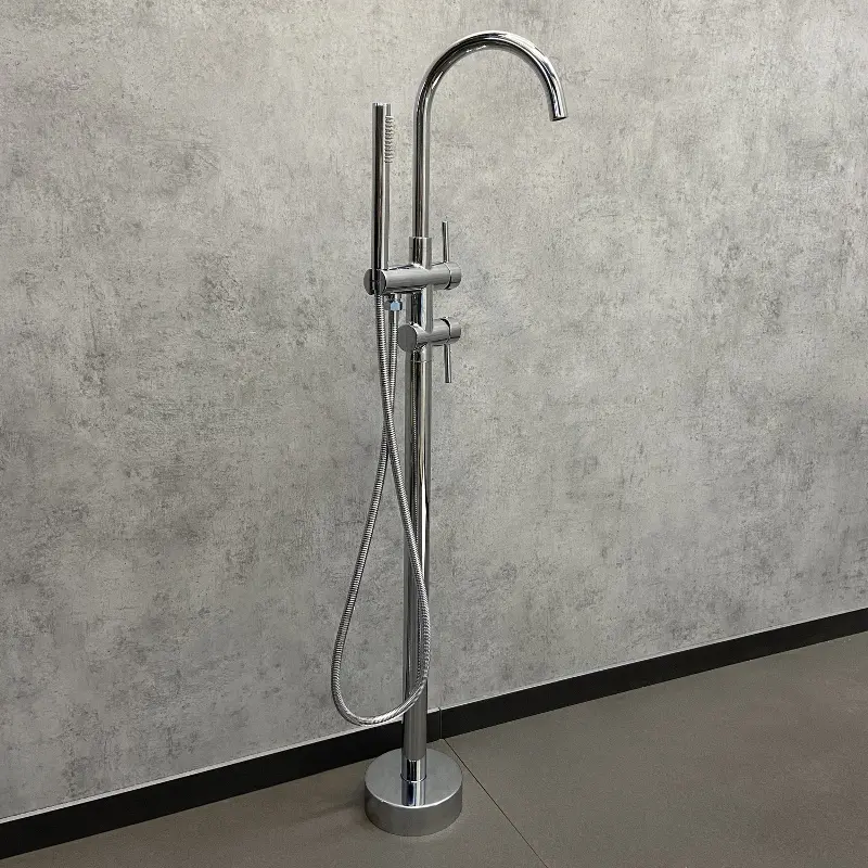 Смеситель напольный Comforty FE0002-CCT Хром глянцевый Смеситель напольный Comforty FE0002-CCT Хром глянцевый