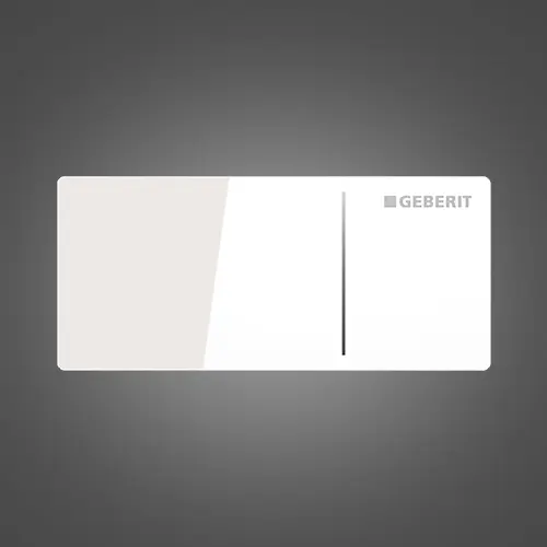 Смывная клавиша Geberit Omega 70 Белое стекло Смывная клавиша Geberit Omega 70 Белое стекло