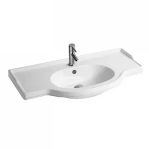 Раковина мебельная Comforty Overbuild 105х51 Белый глянцевый 3130592