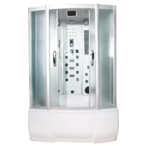 Душевая кабина Водный мир 150х85, Хром / Матовое, Высокий поддон Душевая кабина Водный мир 150х85, Хром / Матовое, Высокий поддон