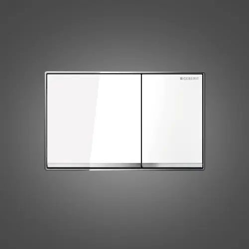 Смывная клавиша Geberit Omega 60 Белое стекло Смывная клавиша Geberit Omega 60 Белое стекло