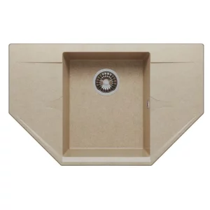 Мойка кухонная Polygran Riff 80 679108 Песочный Мойка кухонная Polygran Riff 80 679108 Песочный