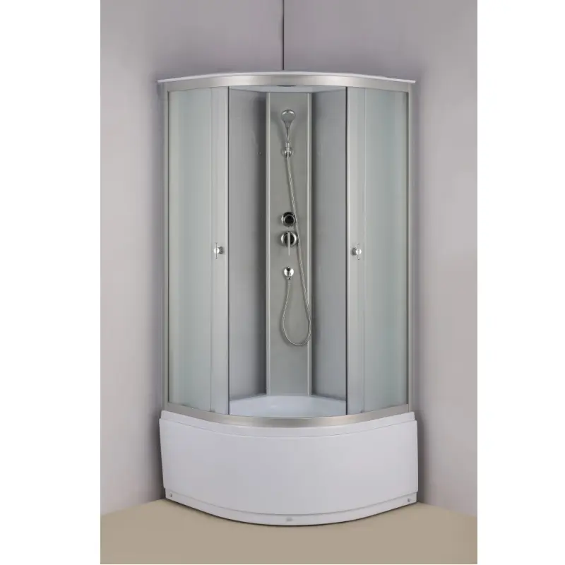 Душевая кабина Водный мир 100х100 Хром / Матовое высокий поддон ВМ820 100 Душевая кабина Водный мир 100х100 Хром / Матовое высокий поддон ВМ820 100