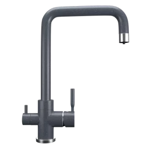 Смеситель для кухни Ulgran Classic U-019 с подключением к фильтру U-019-343 Антрацит