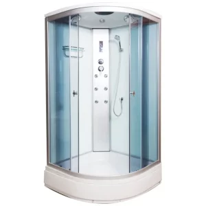 Душевая кабина Водный мир 100х100, Хром / Матовое, Низкий поддон