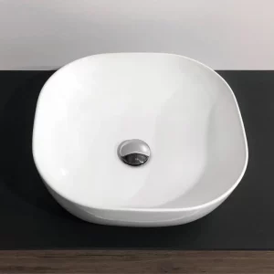 Раковина накладная Comforty 7810 42,5х42,5 Белый глянцевый 4150367