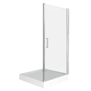 Душевая дверь Bas Pandora 80х185 Хром / Прозрачное Душевая дверь Bas Pandora 80х185 Хром / Прозрачное