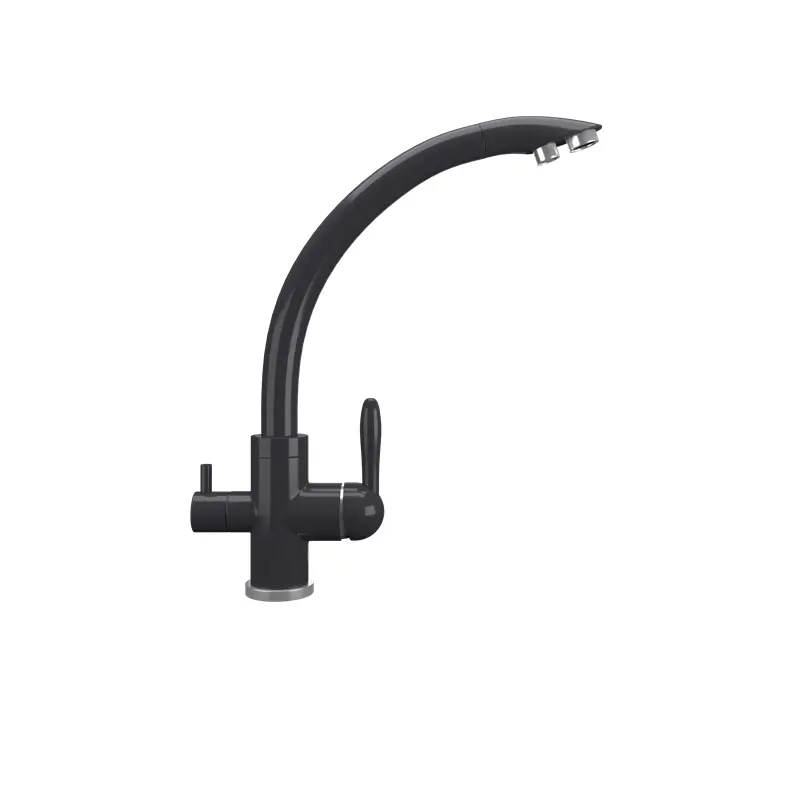 Смеситель для кухни Ulgran Quartz с подключением к фильтру UQ-017-08 Космос Смеситель для кухни Ulgran Quartz с подключением к фильтру UQ-017-08 Космос